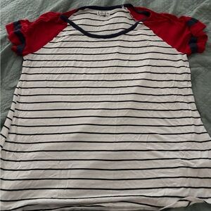 Striped Red and White Kids Shirt